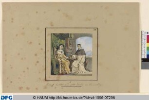 Maximilian I. beichtet dem Abt Geiler von Kaisersberg