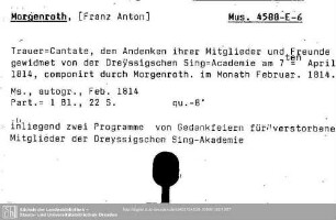 Morgenroth, Franz Anton