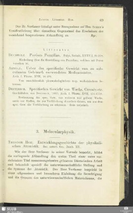 3. Molekularphysik