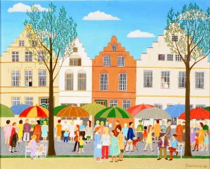 Wochenmarkt in Friedrichstadt