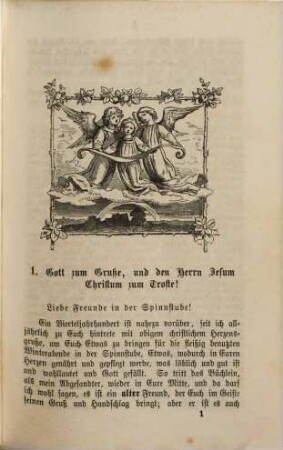 Die Spinnstube : ein Volksbuch für d. Jahr .... 1869, 1869 = Jg. 24