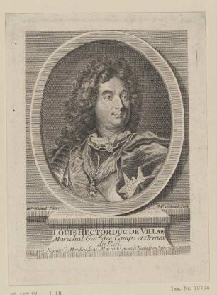 Bildnis des Louis Hector duc de Villars