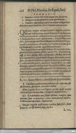 L. 111. Gaius libro 2. ad edictum provinciale