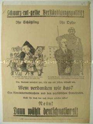 Illustrierter Sonderdruck der DNVP zur Reichstagswahl 1924