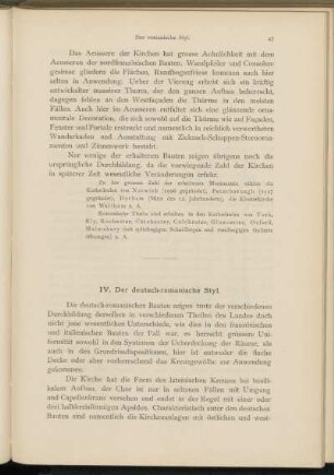 IV. Der deutsch-romanische Styl.