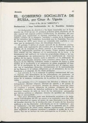 El gobierno socialista de Rusia - [Continuación]