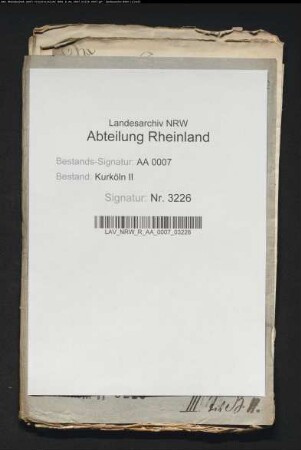 Beschwerden des Pfarrers Deustermann zu Weilerswist wegen übermäßiger Einquartierung