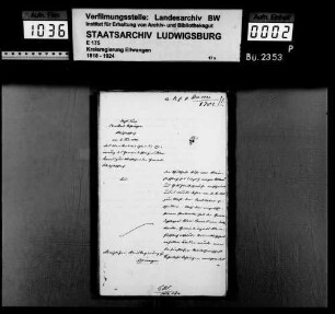 Ortsvorsteher zu Kleinhirschbach