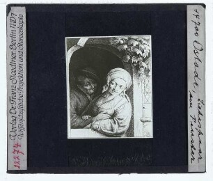 Ostade (Adriaen), Liebespaar am Fenster (Druck) (Washington NGA 1943.3.8293)