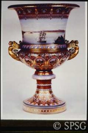 Porzellan, Vase.