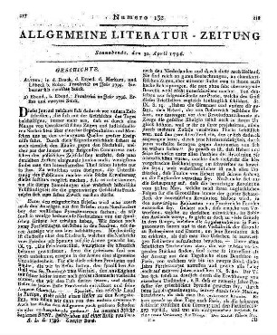 Matthisson, F.: Briefe von Friedrich Matthisson. T. 2. Zürich: Orell, Geßner, Füßli 1795