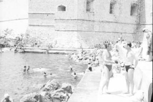 Dubrovnik: am Badekai außerhalb der Festung