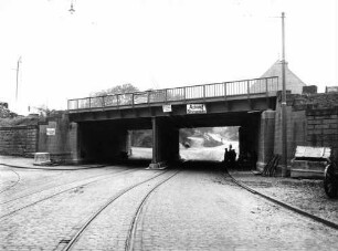 Heilbronn Sülmer Tor Brücke Straßenbahnschienen