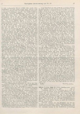 78-79 [Rezension] Köhler, Ludwig, Amos der älteste Schriftprophet