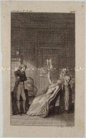 Illustration zu Samuel Richardsons Briefroman "Clarissa" - Blatt 14 (von 24)