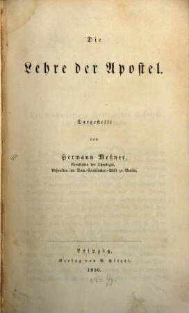 Die Lehre der Apostel