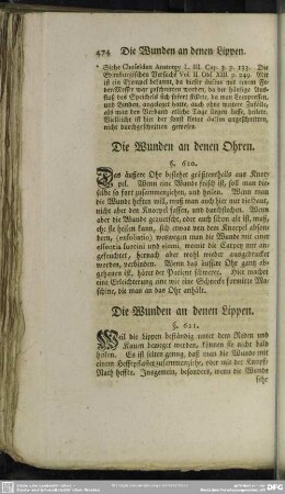 Die Wunden an denen Ohren