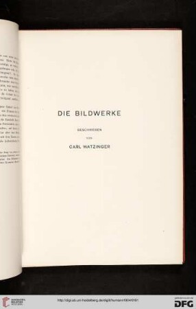 Die Bildwerke