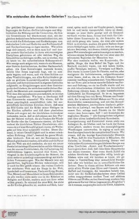 49: Wie entstanden die deutschen Galerien?, [1]