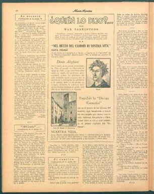 Escribió la "Divina Comedia"