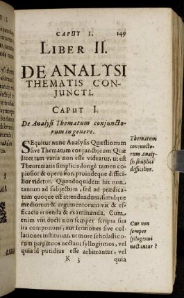 Liber II. De Analysi Thematis Conjuncti.