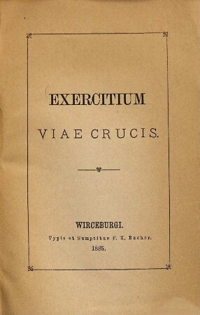 Exercitium viae crucis
