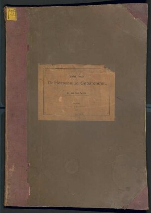 Zwei neue Gefrierschnitte Gebärender : I. Ein Kind, welches nach der Geburt des Kopfes im Geburtskanale stecken blieb. II. Ein Kind nach der Wendung auf den Fuss in der Leiche der Mutter : mit drei Figuren, zehn lithographischen Tafeln und fünf Stereoskopbildern