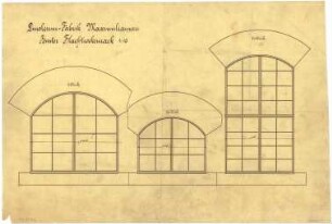 Billing, Hermann; Maximiliansau (Rheinland-Pfalz); Linoleumfabrik - Flachtrockenrack, Fenster