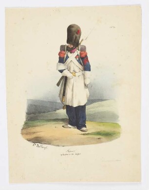 Sapeur, Blatt 80 der Folge "Troupes françaises"