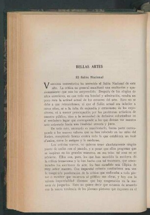 Bellas artes