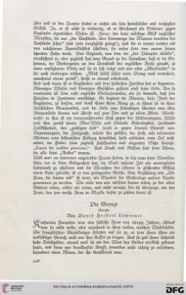 Die Grenze