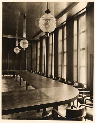Reichsversicherungsanstalt für Angestellte, Berlin-Wilmersdorf Erweiterung: Sitzungsraum