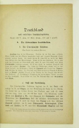 [I. Abschnitt] A. Die süddeutschen Landschaften