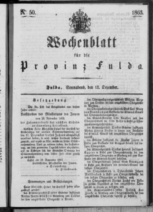 Nr. 50, Ausgabe vom 12. Dezember 1863