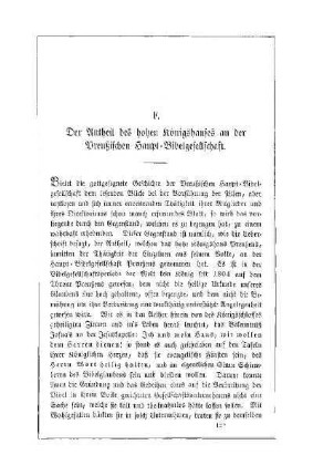 F. Der Antheil des hohen Königshauses an der Preußischen Haupt-Bibelgesellschaft