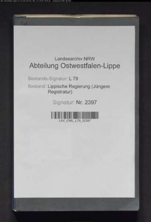 Betriebskrankenkasse der Hoffmannschen Stärkefabrik in Salzuflen