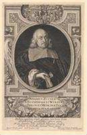 Dr. phil et med. Adam Zusner von Zusneregg und Wurzenfels; geb. 1602; gest. 1661