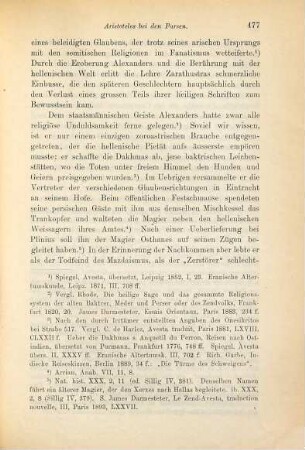 Aristoteles bei den Parsen