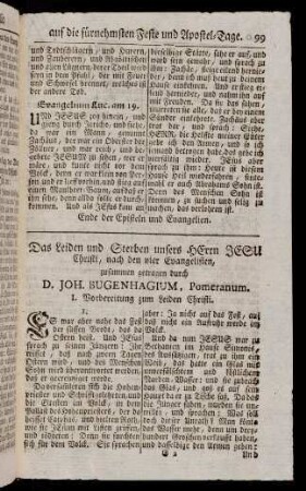 99-104, I. Vorbereitung zum Leiden Christi; II. Handelung am ...