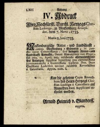IV. Abdruck ...