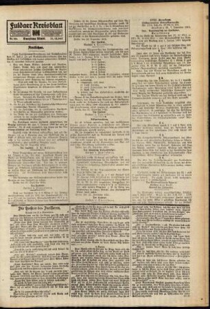 Zweite Ausgabe vom Freitag, den 31. Dezember 1915.