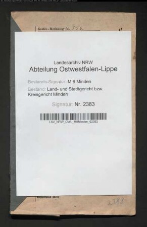 Sonstige: Wüllner, Caroline Wilhelmine, geb. Lübking: