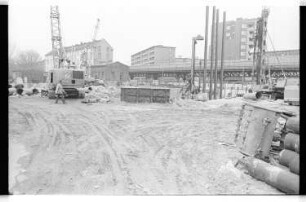 Kleinbildnegativ: Baustelle Prinzenbad, 1978