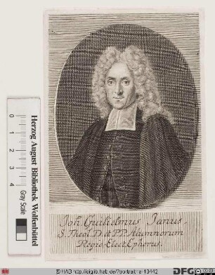 Bildnis Johann Wilhelm Jahn (lat. Janus)