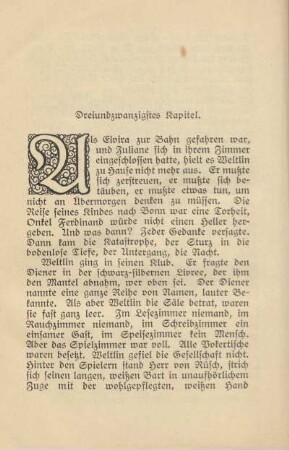 Dreiundzwanzigstes Kapitel