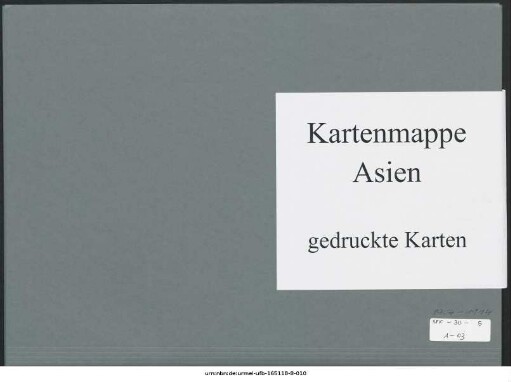 Ost-Asien und Ost-Indien, ganz und größere Teile : 1904-1914 : Kartensammlung