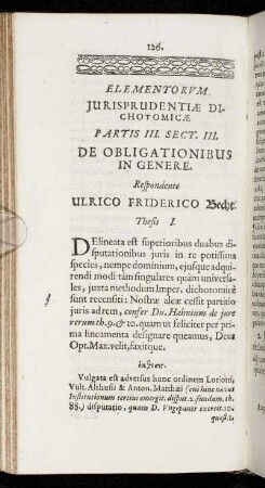 Sect. III. De Obligationibus in Genere.