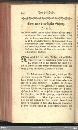 Drey und dreyßigster Gesang