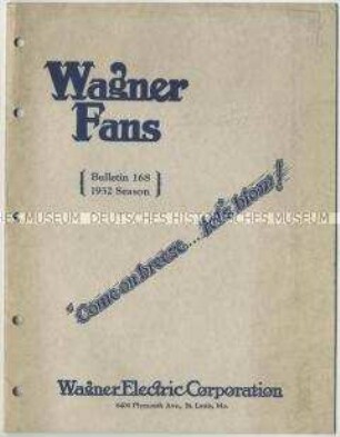 Ventilatoren der Firma Wagner Electric Corporation in USA