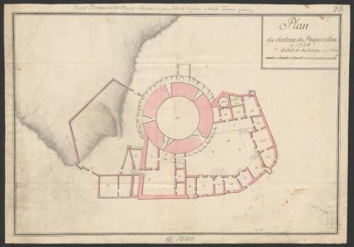 Plan du Chateau de Porquerolles